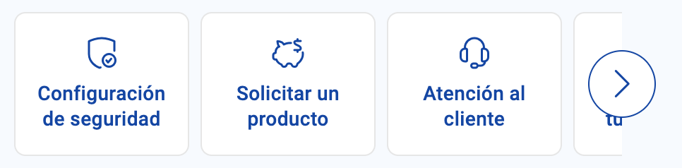 Opciones de servicio